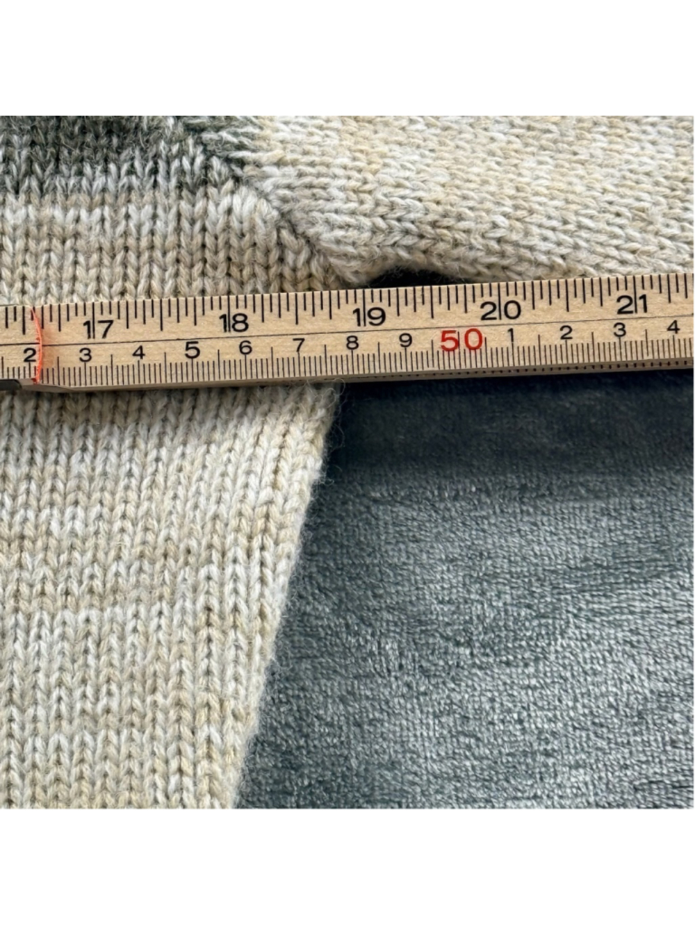 Triple Five Soul Women M Fair Isle Zip Cardigan Vintage Y2K Nordic Cream Sweater - Picture 8 of 12